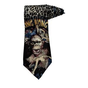 American Film Classics King Kong 1992 Vintage Movie Novelty Necktie Silk
